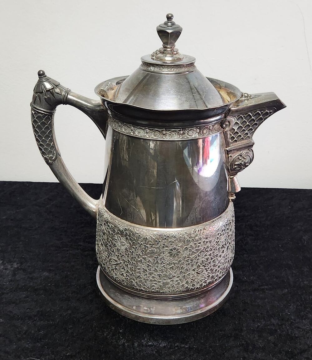 Middletown Plate Co Victorian-Era Quadruple Silverplate Pitcher